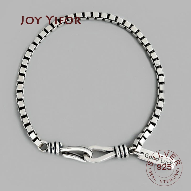 Vintage Style Silver Bracelet Distressed Bangles