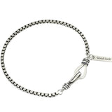Vintage Style Silver Bracelet Distressed Bangles