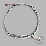 Vintage Style Silver Bracelet Distressed Bangles
