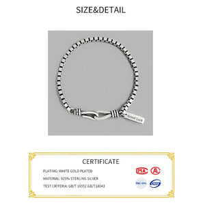 Vintage Style Silver Bracelet Distressed Bangles