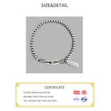 Vintage Style Silver Bracelet Distressed Bangles