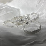 925 Silver-white Flash Earrings Women Ear Buckles Party Gift