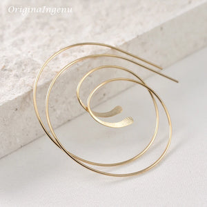 Vintage Boho Hammered 925 Silver Hoops Earrings for Women