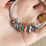 925 Silver Bear Basic Chain Beads European Troll 3.0mm Bracelet