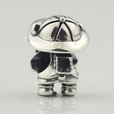 925 Silver Beads Kindergarten Backpack Female Bear Basic Chain Beads