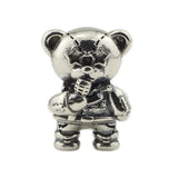 925 Silver Singer Bear Foundation Beads for European Troll Bracelet
