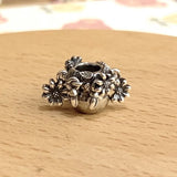 925 Silver Daisy Flower Spacer Beads for Jewelry Making