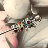 925 Silver Daisy Flower Spacer Beads for Jewelry Making