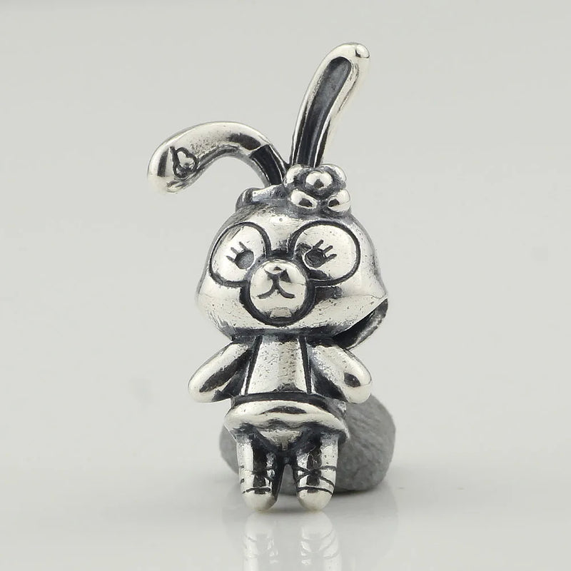 925 Silver Beads StellaLou Long-Ear Rabbit Basic Chain Beads