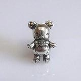 925 Silver Toy Bear Beads for European Bracelet