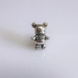 925 Silver Toy Bear Beads for European Bracelet