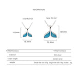925 Silver Fishtail Necklace Whale Tailed Fish Nautical Chokers
