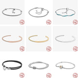 925 Silver Double Wrap Snake Chain Bracelet with Barrel Clasp