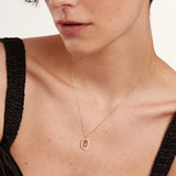 925 Sterling Zircon CZ Alphabet Necklace Women Initial Choker