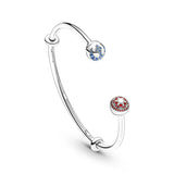 925 Sterling Silber Charm Bead Armband Frauen Rose Charms Herz Armband
