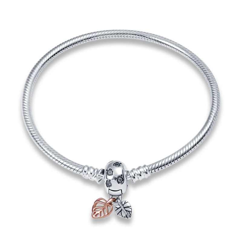 925 Sterling Silber Charm Bead Armband f?r Frauen
