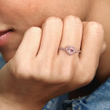 925 Sterling Silver Flower Lucky Rings for Women Jewelry