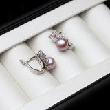 925 Silver Clip-On Freshwater Pearl Earrings for Women