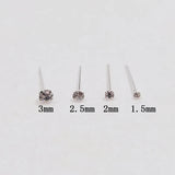 925 Silver Crystal Nose Stud Set 20pcs