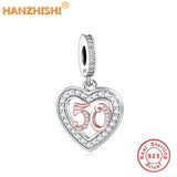 925 Silver Milestone Beads Charms for Bracelet Necklace Jewelry Berloque