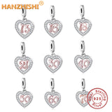 925 Silver Milestone Beads Charms for Bracelet Necklace Jewelry Berloque