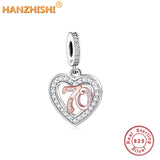 925 Silver Milestone Beads Charms for Bracelet Necklace Jewelry Berloque