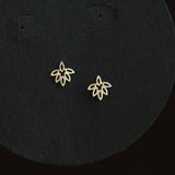 925 Silver 14K Mini Student Stud Earrings Wedding Jewelry Charm
