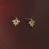 925 Silver 14K Mini Student Stud Earrings Wedding Jewelry Charm