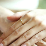 925 Sterling Silver Zircon Snowflake Stacking Rings for Women