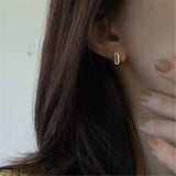 925 Silver 14K Plated Zircon Twist Earrings