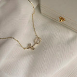 925 Silver Moonstone Cats Eyes Flower Necklace for Women