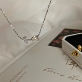 925 Silver Moonstone Cats Eyes Flower Necklace for Women