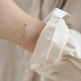 925 Silver Zircon Ear Studs & Bling Bracelet Set