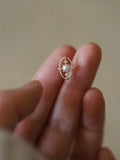 925 Silver Pearl Crown Cross Stack Ring for Women
