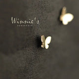 925 Sterling Silver Mini Butterfly Earrings