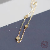 925 Silver Zircon Disc Bracelet for Women