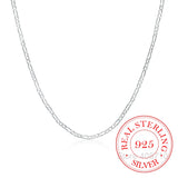 925 Silver 4mm Chain Necklaces - Various Lengths