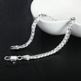 925 Sterling Silver 6mm Gold/Silver Chain Necklace For Women Men