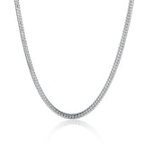925 Silver 3mm Snake Chain Necklace Wedding Engagement