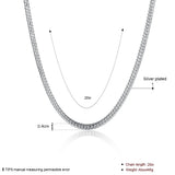 925 Silver 3mm Snake Chain Necklace Wedding Engagement