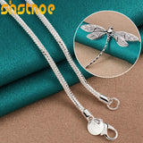 925 Silver Dragonfly Pendant Necklace 16-30 Inch Chain