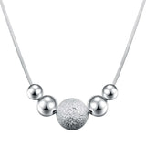 925 Silver Pendant Necklace For Women Wedding Gift Jewelry