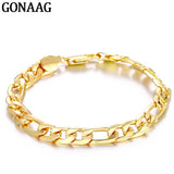 925 Silver 18K 8mm Classic Bracelet Wedding Engagement Jewelry