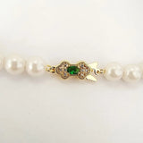 925 Silver 18K Clasp Emerald Fish Hook DIY Jewelry Accessory