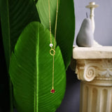 925 Silver Necklace with Pearl Heart Pendant