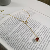 925 Silver Necklace with Pearl Heart Pendant