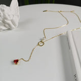 925 Silver Necklace with Pearl Heart Pendant