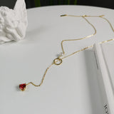 925 Silver Necklace with Pearl Heart Pendant