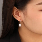 925 Sterling Silver Pearl Eardrop Earring for Women