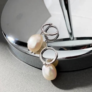 925 Sterling Silver Pearl Eardrop Earring for Women
